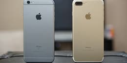 iphone 7 plus a iphone 6s plus