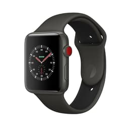Apple Watch (Séria 3) 2017 42mm - Keramika Čierna - Sport Loop Čierna