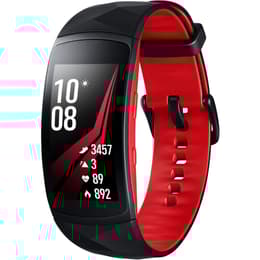 Smart hodinky Samsung Gear Fit 2 Pro á á - Čierna/Červená