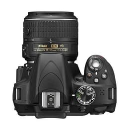 Nikon D3300 Zrkadlovka 24 - Čierna