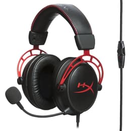 Slúchadlá Hyperx Cloud Alpha gaming drôtové Mikrofón - Čierna/Červená