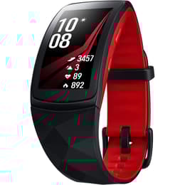 Smart hodinky Samsung Gear Fit 2 Pro á á - Čierna/Červená