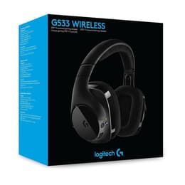 Slúchadlá Logitech G533 Wireless Gami gaming bezdrôtové Mikrofón - Čierna