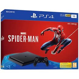 PlayStation 4 Slim 1000GB - Čierna + Marvel's Spider-Man