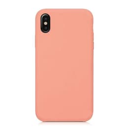 Obal iPhone X/XS - Silikón - Koralová