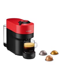 Kapsulový espressovač Kompatibilné s Nespresso Krups Vertuo Pop L - Červená/Čierna