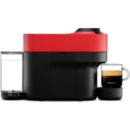 Kapsulový espressovač Kompatibilné s Nespresso Krups Vertuo Pop L - Červená/Čierna