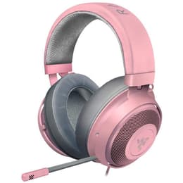 Slúchadlá Razer Kraken Pro V2 gaming drôtové Mikrofón - Ružová/Sivá