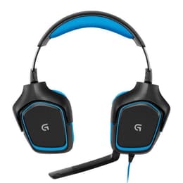 Slúchadlá Logitech G430 gaming bezdrôtové Mikrofón - Modrá/Čierna