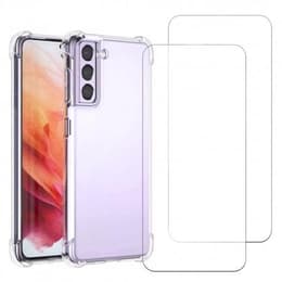 Obal Galaxy S24 a 2 ochranna obrazovky - TPU - Priehľadná