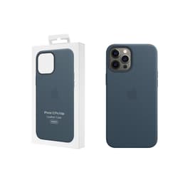 Apple Kožený obal iPhone 12 Pro Max - Magsafe - Koža Modrá
