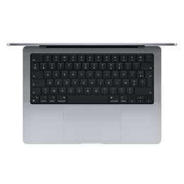 MacBook Pro 14" (2021) - Apple M1 Pro 10‑core CPU a GPU 16-Core - 32GB RAM - SSD 512GB - QWERTY - Anglická