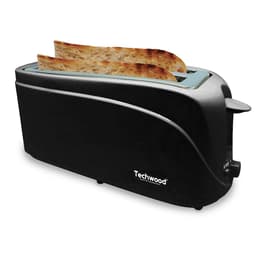 Hriankovač Techwood TGP-506 Grille Pain 2 longues fentes Noir priestory - Čierna