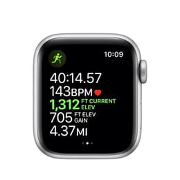 Apple Watch SE Series 1 (2020) - (remienok nie je súčasťou balenia) - GPS 44 mm - Strieborná Hliníková