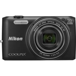 Nikon Coolpix S6800 Kompakt 16 - Čierna