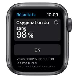 Apple Watch (Series 6) 2020 GPS + mobilná sieť 44mm - Hliníková Vesmírna šedá - Čierna