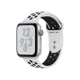 Apple Watch (Series 4) 2018 GPS 44mm - Hliníková Strieborná - Sport Loop Čierna