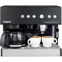 Kombinovaný espresso kávovar Kompatibilné s papierovými kapsulami (E.S.E) Magimix 11422 Auto 1.4L - Čierna