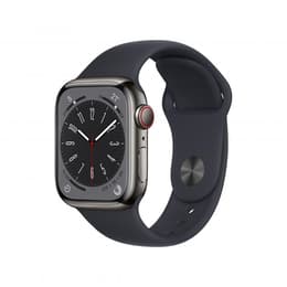 Smart hodinky Apple - Hermès Watch (Series7) 45mm GPS + Cellular Hermès á á - Strieborná