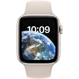 Apple Watch Series SE 2 (2022) GPS + mobilná sieť 44 mm - Hliníková Starlight - Sport band Starlight
