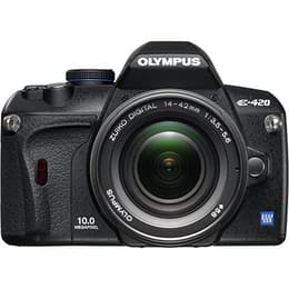 Zrkadlovka - Olympus E-420 Čierna + objektívu Olympus Zuiko Digital 14-42mm f/3.5-5.6 ED
