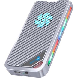 Externý pevný disk Vultech External SSD RGB Active Cooling Fan 480GB M.2 40Gbps - SSD 480 GB USB-C