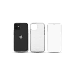 Back Market Obal iPhone 12 mini a ochranný displej - GRS 4.0 Recyklovaný plast - Priehľadná