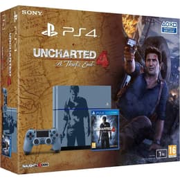 PlayStation 4 1000GB - Sivá - Limitovaná edícia Uncharted 4 + Uncharted 4