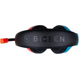Slúchadlá Bigben Switch V1 Potláčanie hluku gaming drôtové Mikrofón - Červená/Modrá
