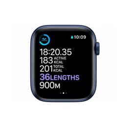 Apple Watch Series 6 (2020) - (remienok nie je súčasťou balenia) - GPS + mobilná sieť 40 mm - Modrá Hliníková