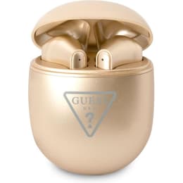 Slúchadlá Guess TWS Earbuds Gold Triangle Mikrofón - Zlatá