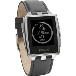 Smart hodinky Pebble Steel Nie Nie - Strieborná
