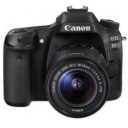 Canon EOS 80D Zrkadlovka 24 - Čierna