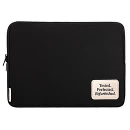 Back Market - Aktovka pre 13" - Pena a zamat / 60 % recyklovaná tkanina - Čierna