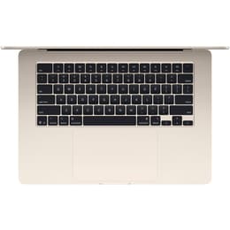 MacBook Air 15" (2025) - Apple M4 10‑core CPU a GPU 10-Core - 16GB RAM - SSD 256GB - Štandardná obrazovka - QWERTY - Španielská