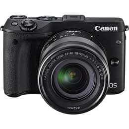 Canon EOS M3 Hybridný 24 - Čierna