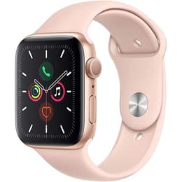 Apple Watch (Series 5) 2019 GPS 44mm - Hliníková Zlatá - Sport loop Ružová
