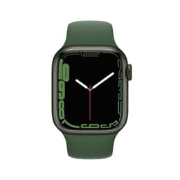 Apple Watch Series 7 (2021) GPS 41 mm - Hliníková Zelená - Sport band Zelená