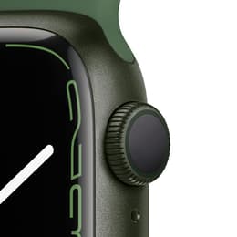 Apple Watch Series 7 (2021) GPS 41 mm - Hliníková Zelená - Sport band Zelená