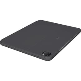 QWERTZ Klávesnica Logitech Nemecká Bezdrôtové Podsvietená klávesnica Combo Touch