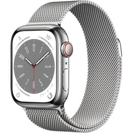 Apple Watch (Series 8) 2022 GPS 41mm - Nerezová Strieborná - Milanese loop Strieborná