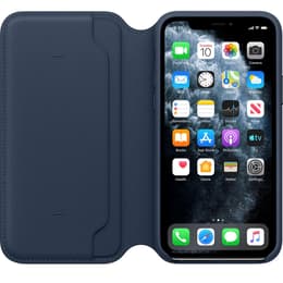 Apple Leather Folio iPhone 11 Pro - Koža Modrá