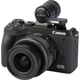 Zrkadlovka - Canon EOS M6 Mark II Čierna + objektívu Canon EF-M 15-45mm f/3.5-6.3 IS STM