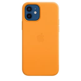 Apple Obal iPhone 12 / iPhone 12 Pro - Magsafe - Koža Žltá