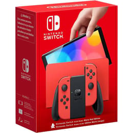 Switch OLED 64GB - Červená - Limitovaná edícia Mario + Mario