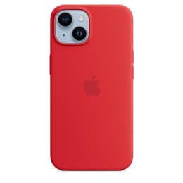 Apple Silikónový obal iPhone 14 Plus - Magsafe - Silikón Červená