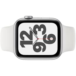 Apple Watch Series SE 1 (2020) GPS + mobilná sieť 44 mm - Hliníková Strieborná - Sport band Biela