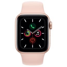 Apple Watch (Series 5) 2019 GPS + mobilná sieť 40mm - Hliníková Zlatá - Sport band Ružová