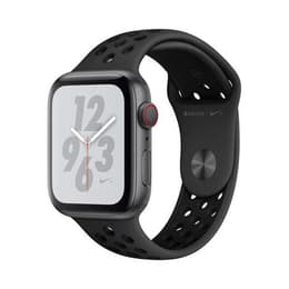 Apple Watch Series 4 (2018) GPS + mobilná sieť 44 mm - Hliníková Vesmírna šedá - Nike Sport band Čierna