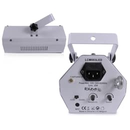 Svietidlo Lytor PACK DE 5 JEUX DE LUMIÈRES 2 PAR-MINI Ibiza + OVNI UFO 48 LEDS + 1 DERBY RGBW + 1 GOBO FLOWER